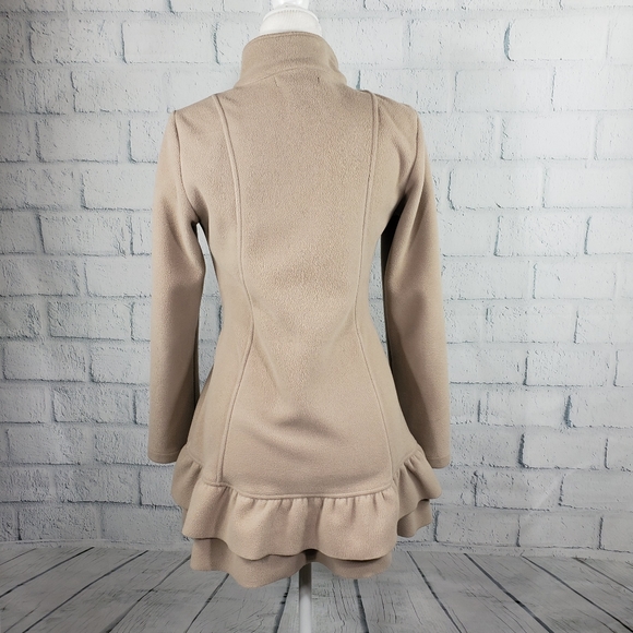 Eiuissa - Tan zipper up trench coat - Picture 8 of 8